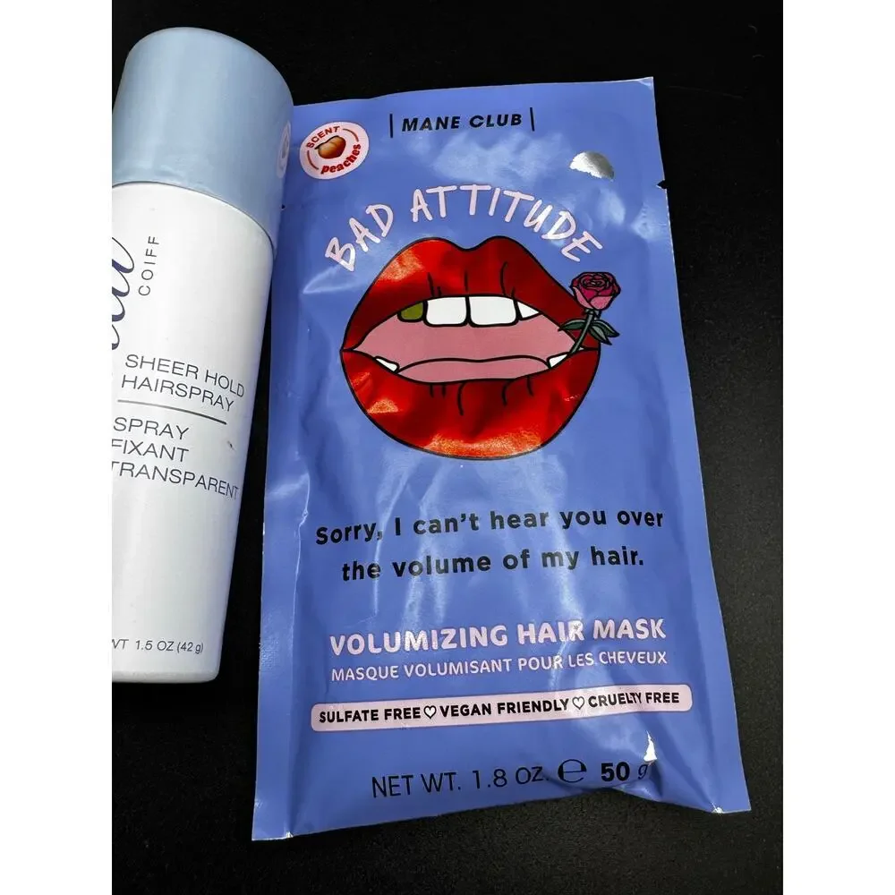 NWT Fekkai Hairspray(1.5oz) & Bad Attitude Hair Mask(1.8oz)